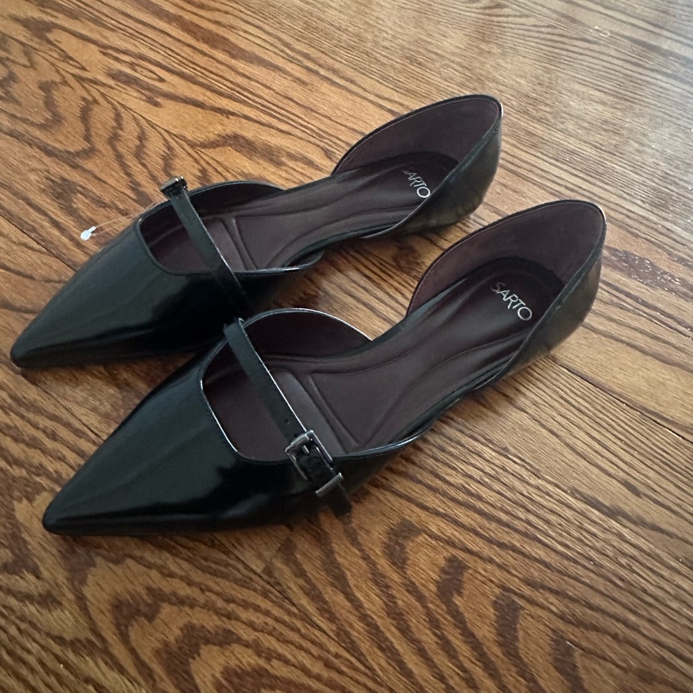 Franco Sarto Holly Pointed Toe D'Orsay Ballet Flat